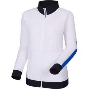FootJoy White and Blue Varsity Jacket